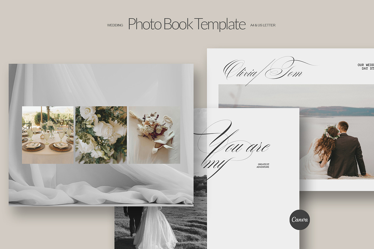 Classy Wedding Photo Book TemplateV1, a Magazine Template by CreativeFolks (Photo 2 of 7)