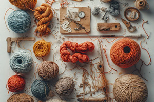 Yarn craft moodboard, a Beauty & Fashion Photo by ComfortQ