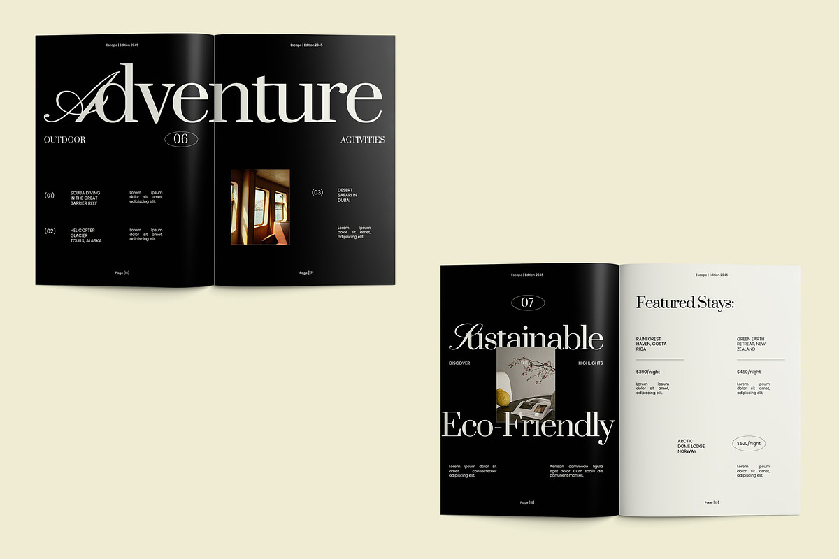 Hotel & Travel Brochure Template preview 7