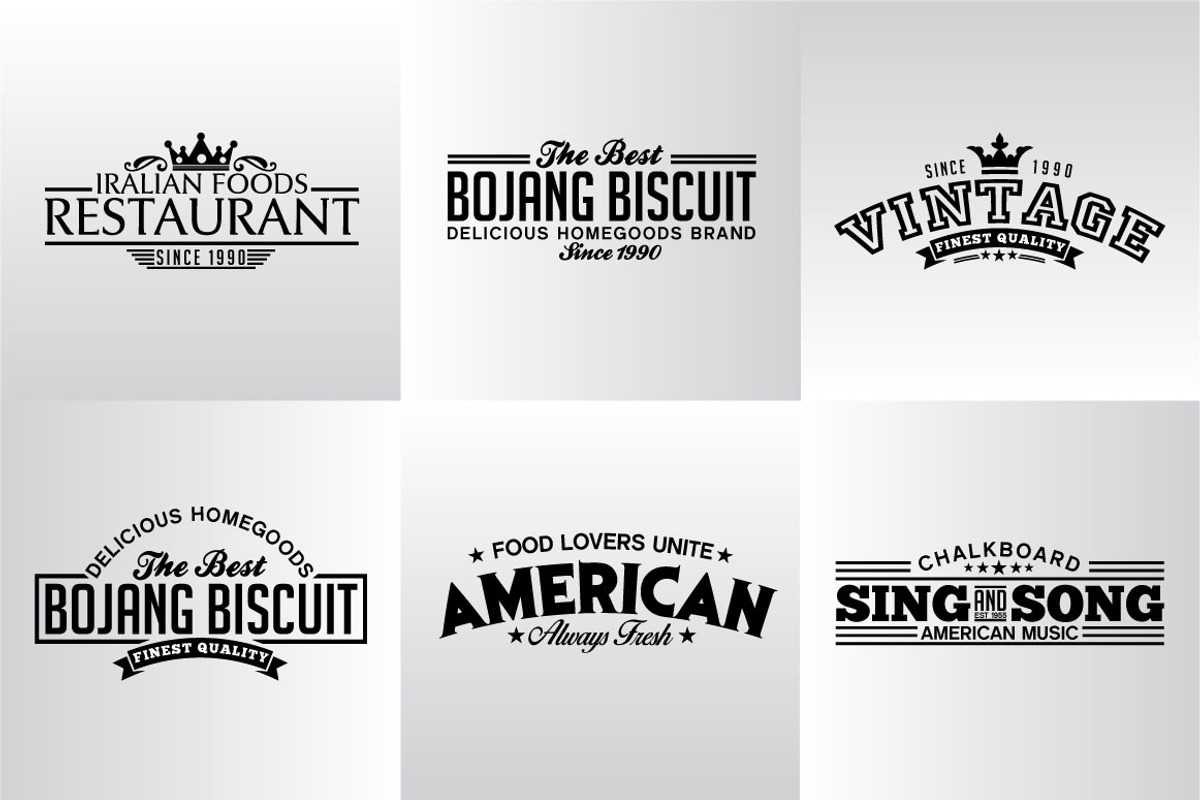 60 Vintage Badges and Logos Bundle, a Branding & Logo Template by shazi (Photo 12 of 21)