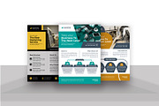 Corporate business flyers, a Flyer Template by Lakhan1998 (Thumbnail 1 of 5)
