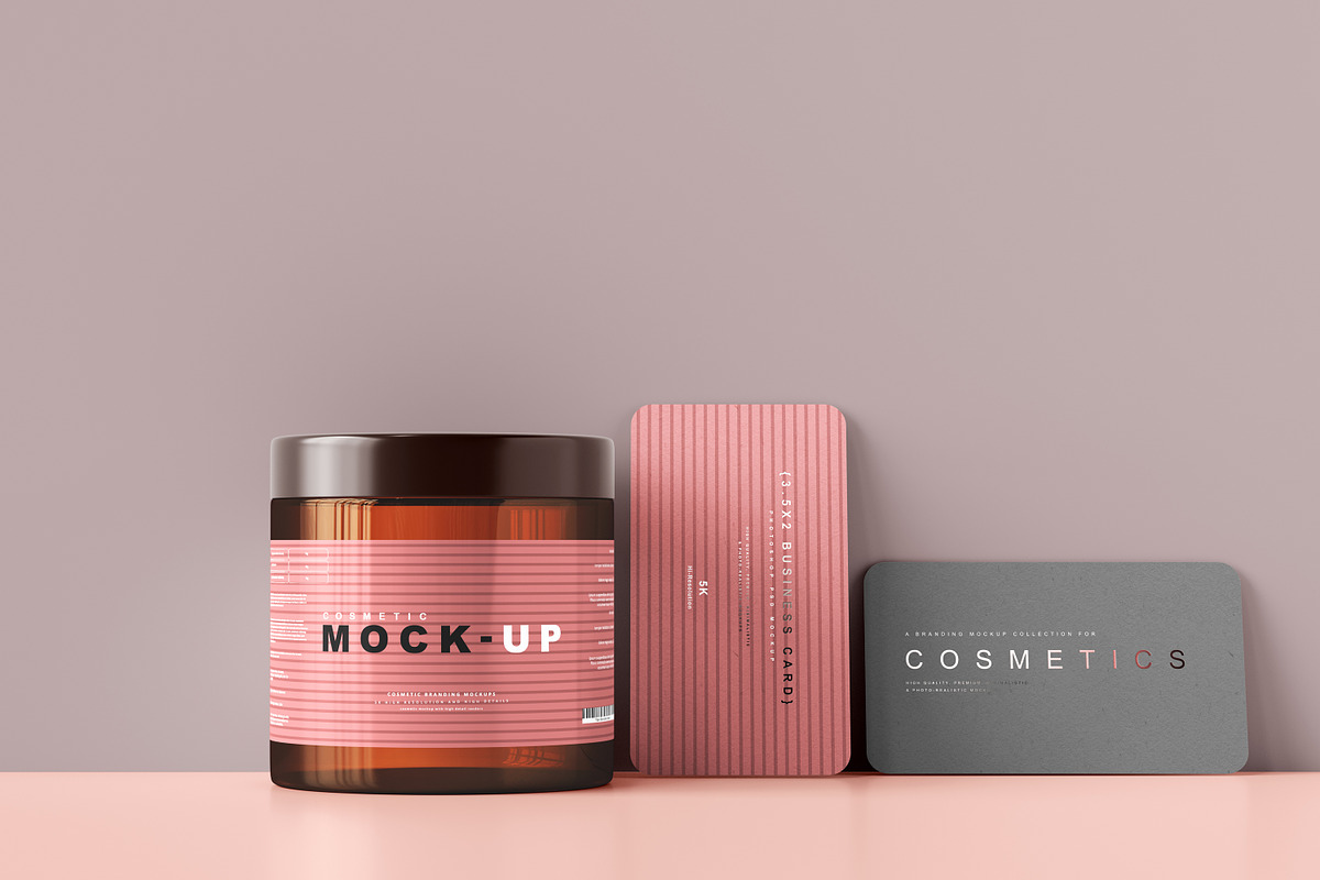 250+ Cosmetic Branding Mockup Bundle, a Cups & Container Mockup by pmvch (Photo 40 of 273)