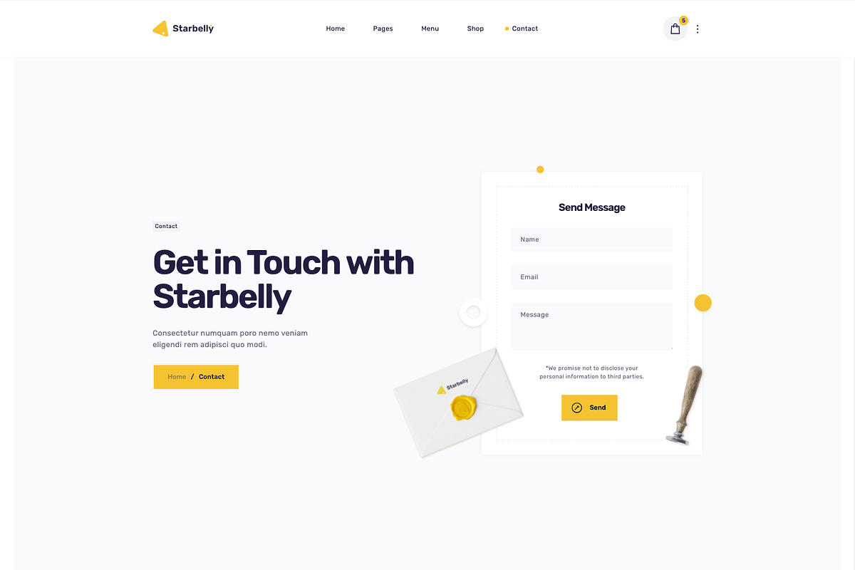 Restaurant & Cafe HTML Template, a HTML Template by UInstrument (Photo 10 of 11)