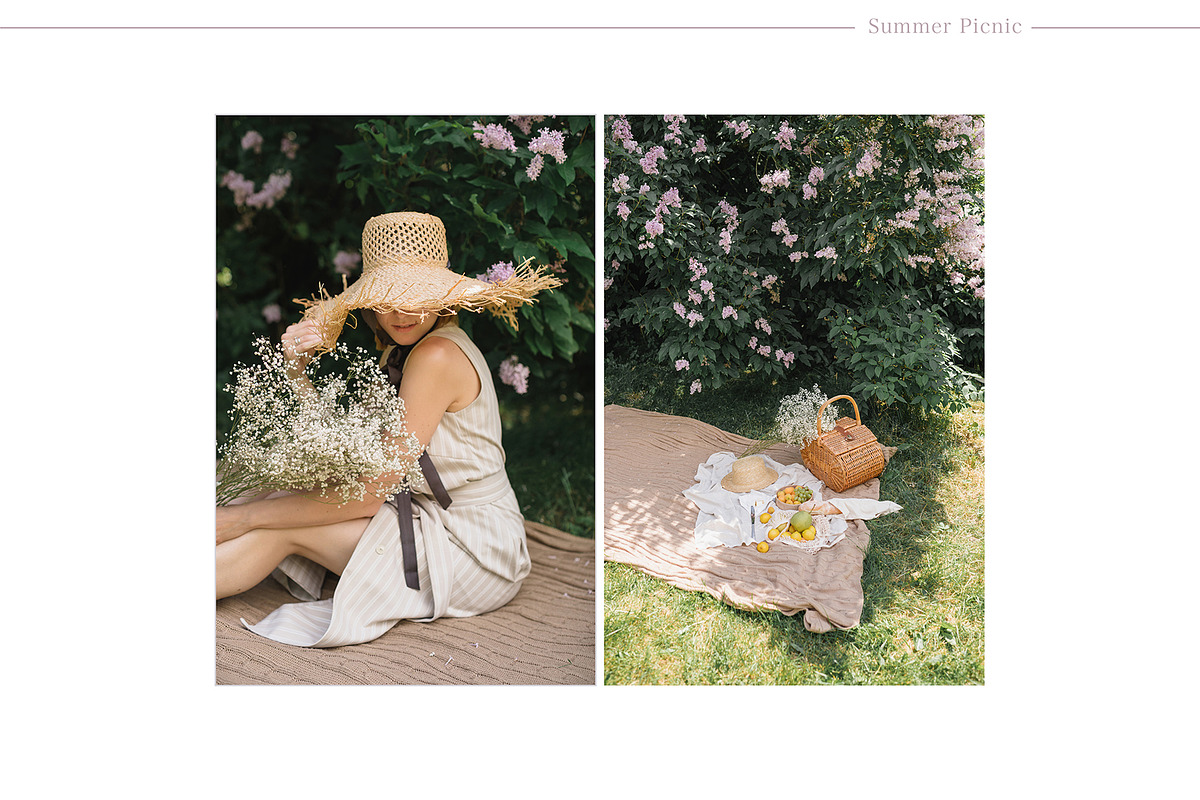 Summer Picnic | 24 Styled Photos, a Person Photo by Nina Stock Photos (Photo 7 of 12)