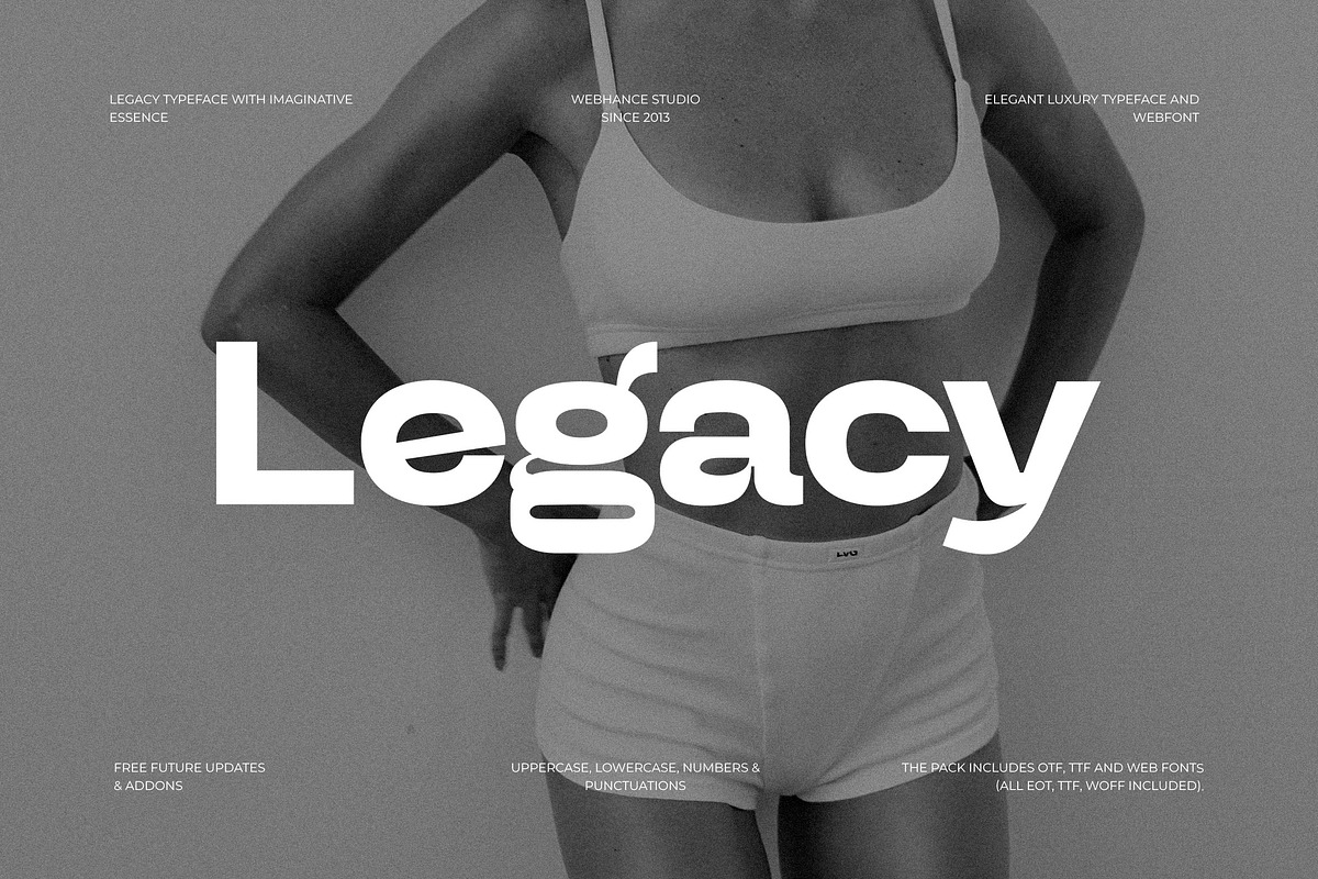 Legacy - Unique Sans-Serif font, a Sans Serif Font by Webhance Studio (Photo 1 of 13)