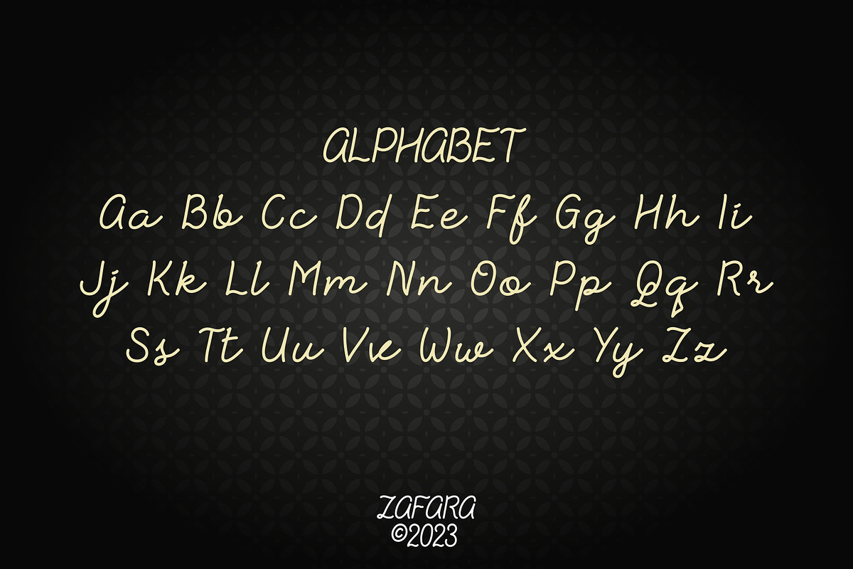 Hirosuke - Monoline Signature, a Script Font by Zafara Studios (Photo 3 of 7)
