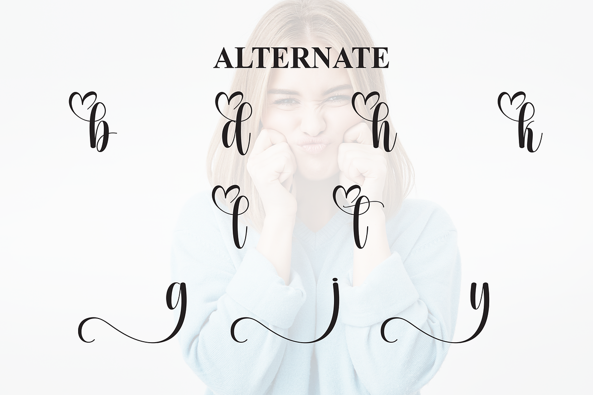 Chubby | Script Font, a Handwritten Font by Scratchones (Photo 8 of 9)