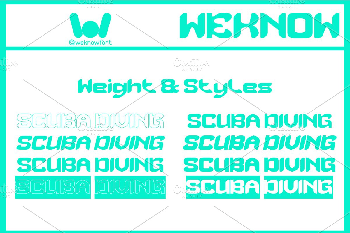 Scuba Diving font, a Font by weknow (Photo 7 of 8)