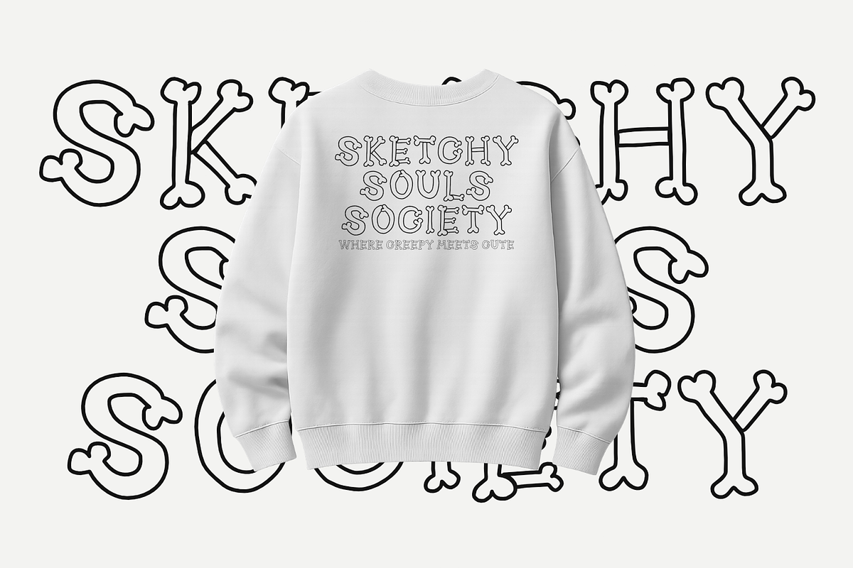 SKUL X LINES – Outlined Bone Font, a Font by TypeTasty Font (Photo 3 of 9)