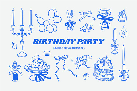 Birthday Party, a Decorative Illustration by Sweet Corner