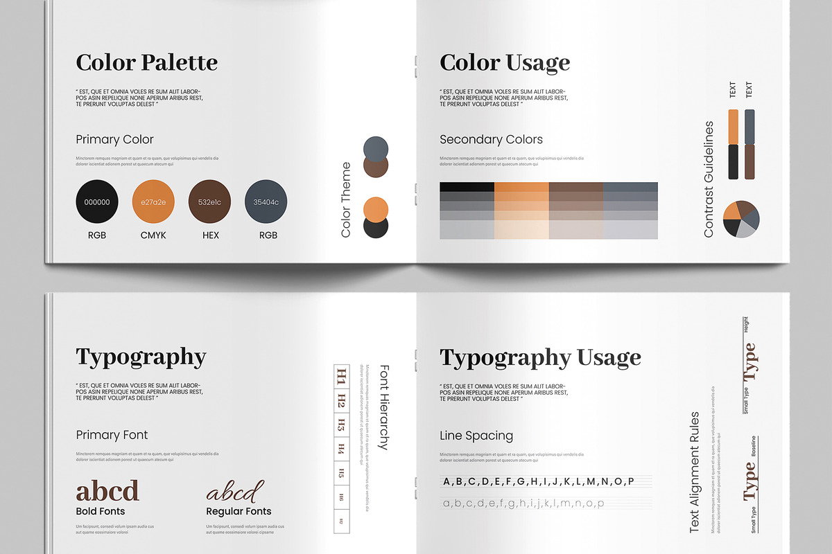 Business Identity Brand Guideline, a Brochure Template by MightyDesign (Photo 4 of 8)