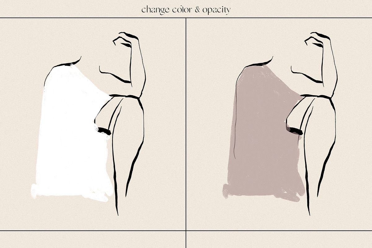 abstract modern line art & shapes, an Illustration by ana & yvy (Photo 6 of 14)