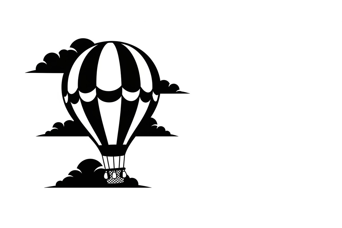 Hot Air Balloon Sky Bundle, an Illustration by yasushie (Photo 5 of 31)