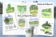 Summer on the Lake. Sketches, an Object Illustration by Nataliapiache (Thumbnail 4 of 7)