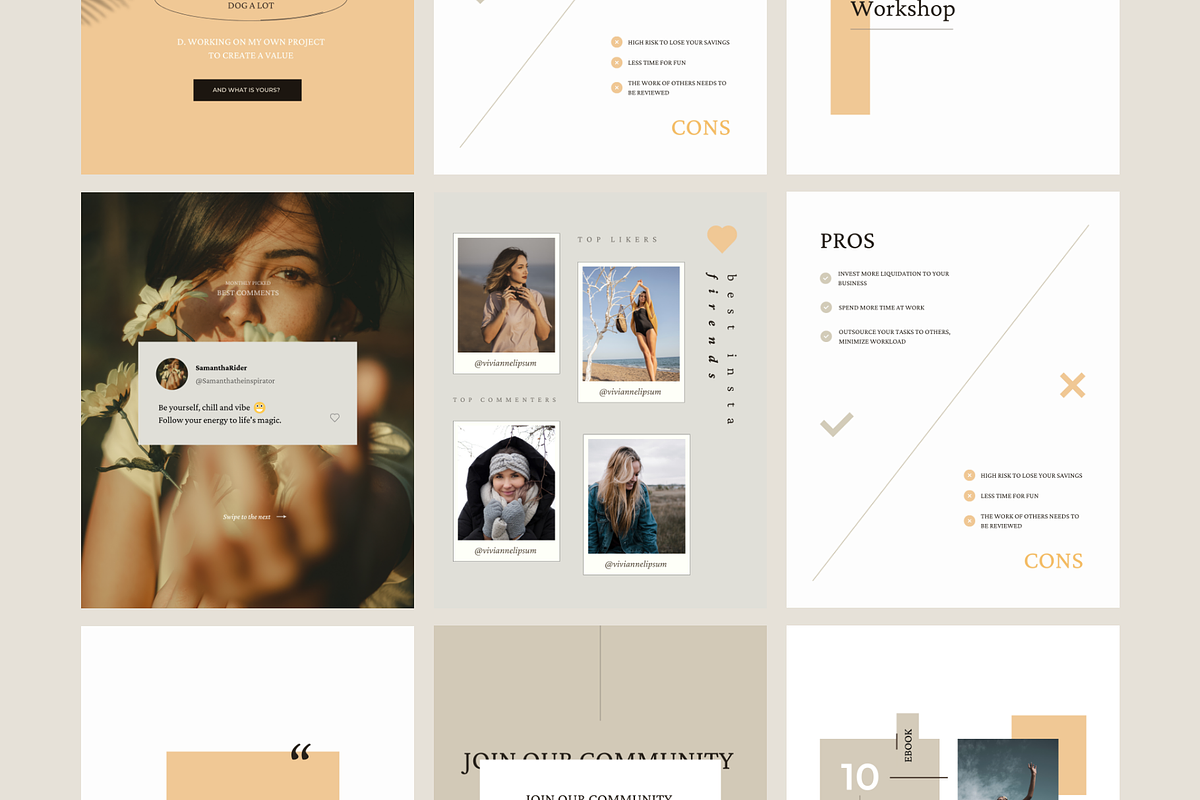 Canva Morning Vibes Social Media Kit, a Social Media Template by Skewline (Photo 11 of 16)