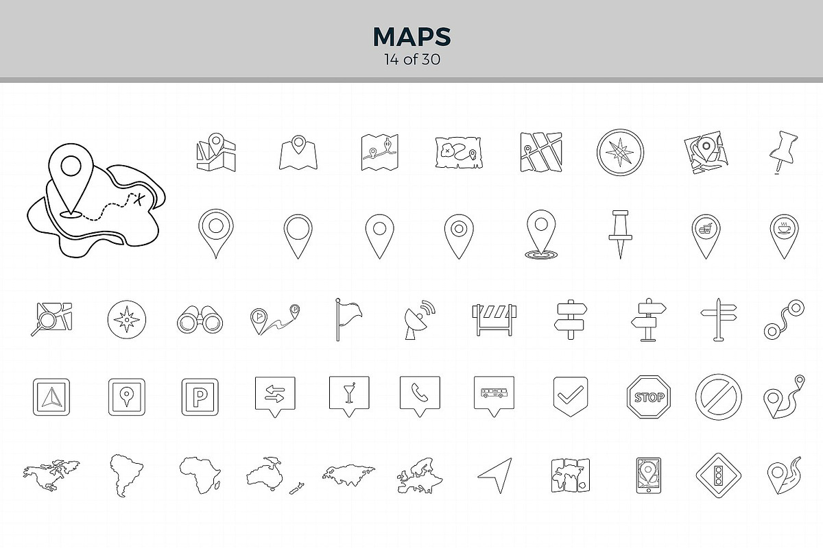 Jumbo Line Icons Pack, an Outline Icon by Jumbo Icons (Photo 16 of 48)