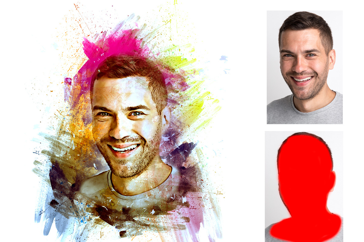 Paint Photoshop Action, an Action Add-On by MRI STUDIO (Photo 14 of 27)