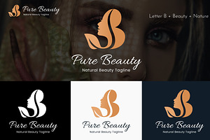 Natural Beauty - Letter B logo