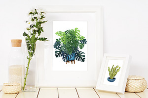 HousePlants Watercolor Set