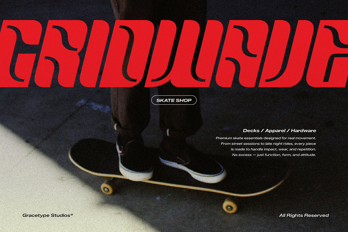 Juegas | Modern Display Font, a Sans Serif Font by gracetype_studio (Photo 6 of 12)