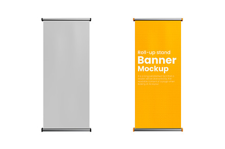 Roll Up Banner Mockup