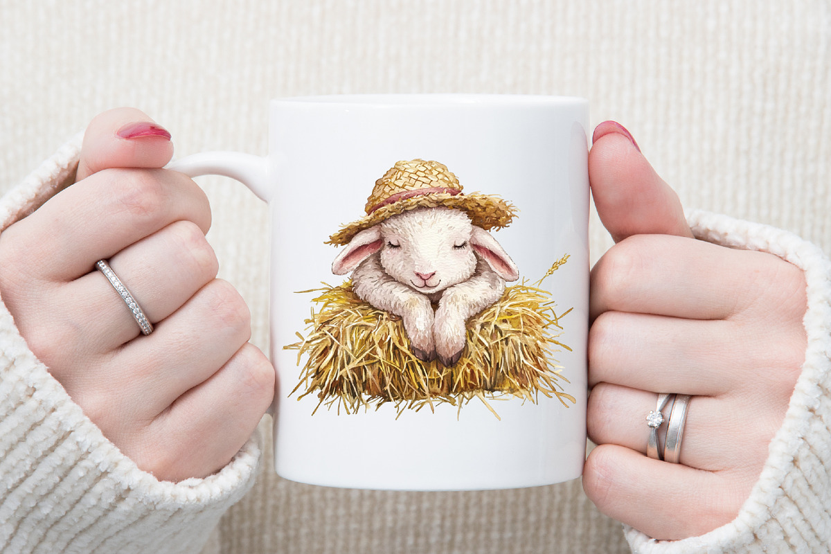 Lamb Farm Clipart, an Illustration by Sublimation Artist (Photo 5 of 6)