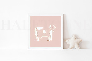 Nursery Styled White Frame Mockup