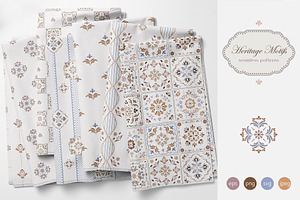 Heritage Motifs - Seamless Patterns
