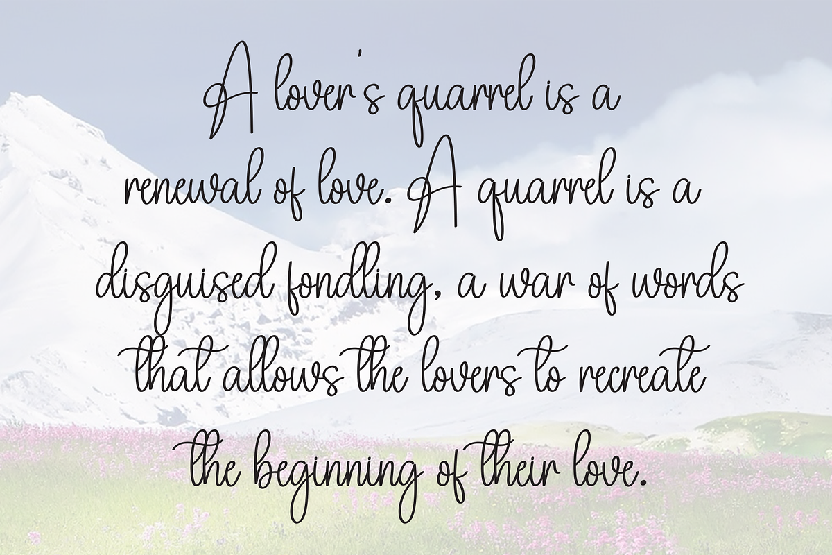 Camilla Calligraph | Script Font, a Handwritten Font by Scratchones (Photo 5 of 7)