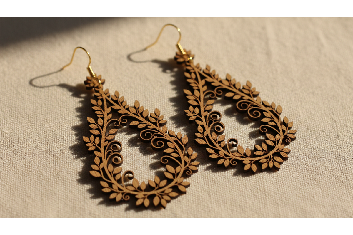 Botanical Earring SVG Set, a Graphic by musafir_fashion (Photo 11 of 11)