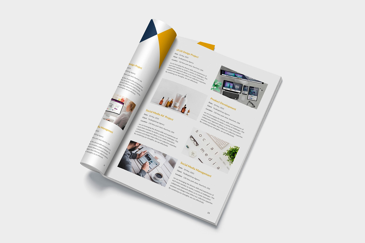 Canva Company Profile Brochure, a Brochure Template by TheBrightGrap (Photo 9 of 10)