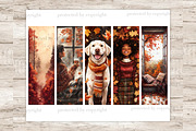 Fall Bookmark | Autumn Printable, a Seasonal Illustration by GlamArtZhanna (Thumbnail 2 of 3)