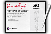 30 Guide Stamp Brushes Procreate, a Brush Add-On by Procreate Market (Thumbnail 2 of 4)
