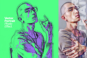 Vector Portrait Photo Effect, an Action Add-On by Amorjesu.com (Thumbnail 27 of 28)