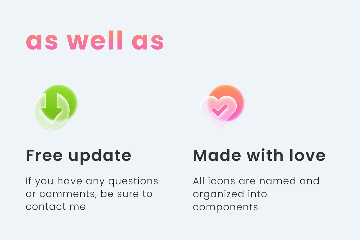 Frosted Glass Icons Set, an Icon by Amazing Custom Icons (Photo 5 of 8)