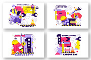 10 International Labour Day, a Work Illustration by denayunebgt (Thumbnail 2 of 4)
