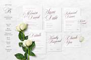 Old England Wedding Suite Collection, an Invitation Template by volume 1 visual design (Thumbnail 7 of 33)
