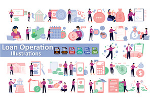 30 Loan Operation Illustration, an Illustration by Vector Portal