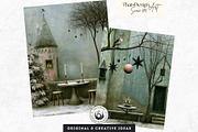 Surreal Moody Christmas Backdrops, a Background Graphic by ThatsDesignArt (Thumbnail 12 of 15)