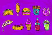 Fast Food Frenzy, a Food Illustration by melissadn (Thumbnail 3 of 6)