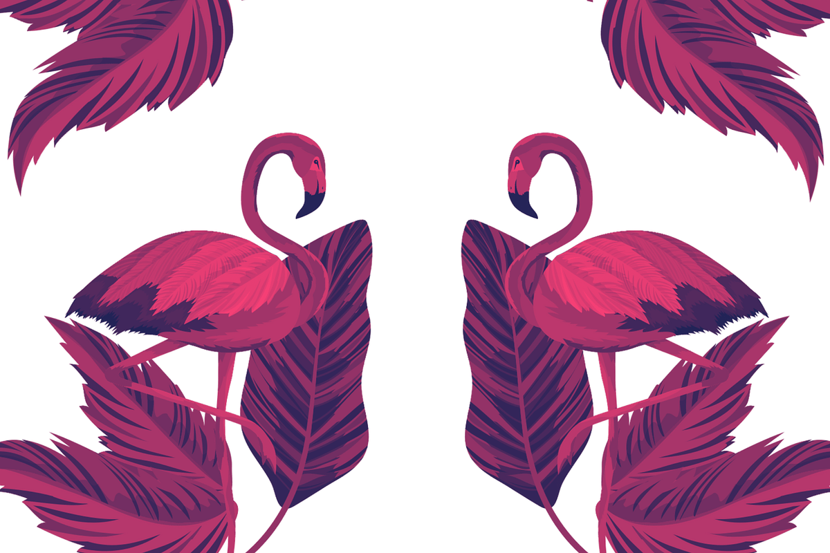 Flamingo Notebook Canva Template, a Design Template by Milladale (Photo 2 of 5)
