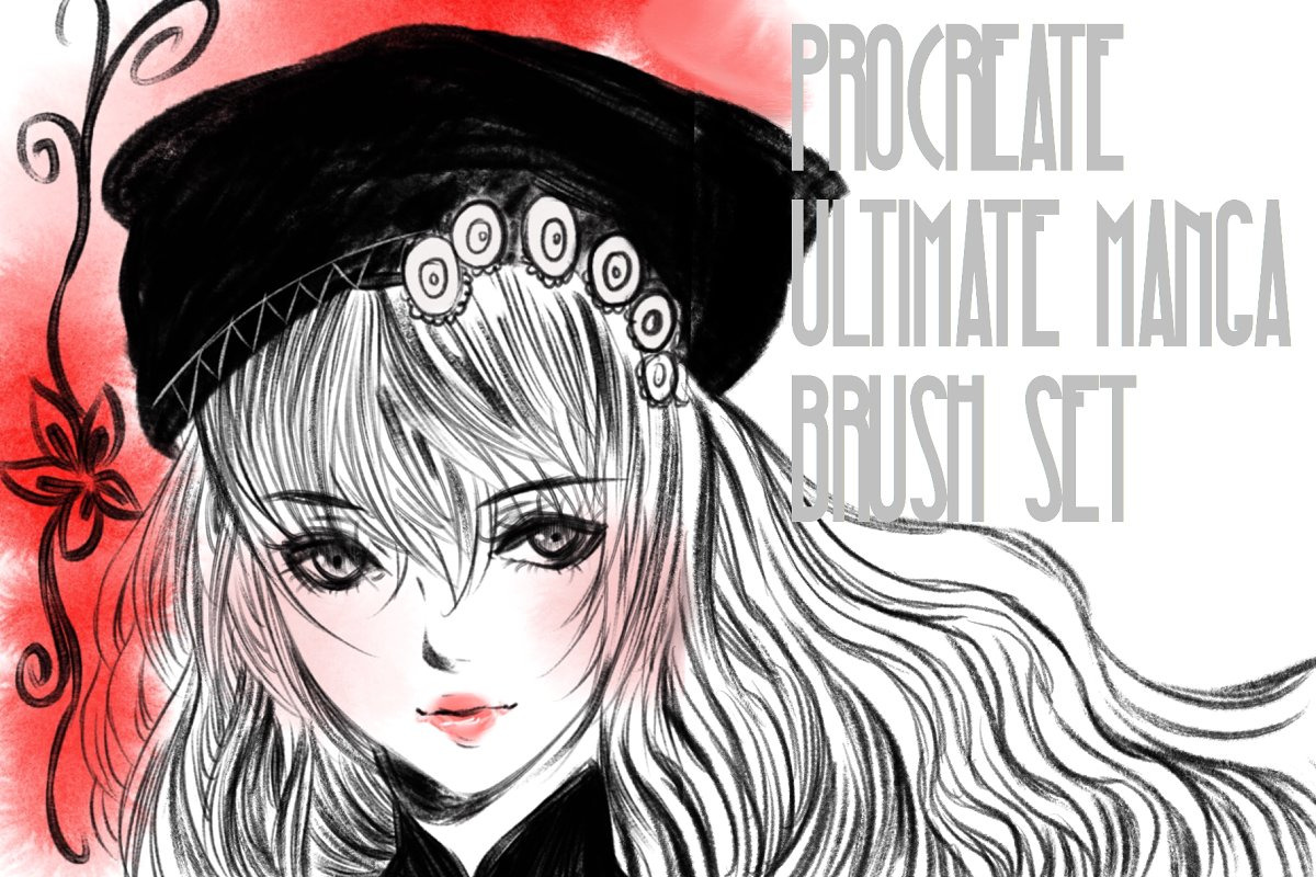 Ultimate manga bundle procreate, a Brush Add-On by Meisanmui (Photo 2 of 29)