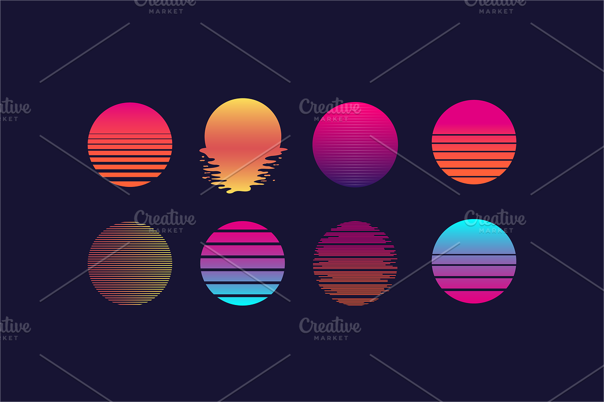 Neon Retro 80s Elements Pack, an Object Graphic by DenysHolovatiuk (Photo 4 of 10)