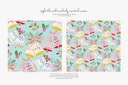 pastel Christmas seamless patterns, a Pattern Graphic by Patishop Art (Thumbnail 9 of 10)