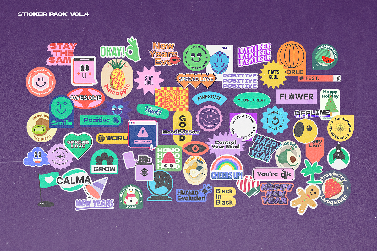 Sticker Pack Bundle, an Object Graphic by Sixtysix Labs (Photo 6 of 14)