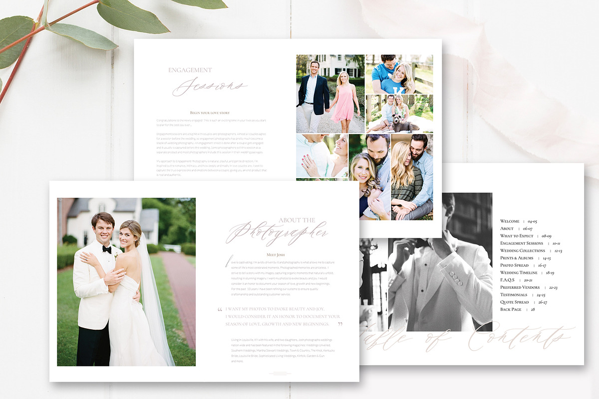 Wedding Photography Magazine PSD, a Magazine Template by By Stephanie Design (Photo 2 of 7)