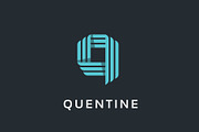 Q Letter Minimal Logo, a Branding & Logo Template by Nues Design (Thumbnail 1 of 3)