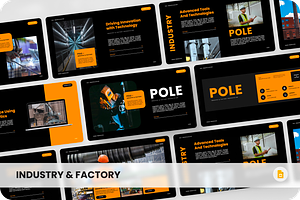 Pole Industry & Factory Google Slide, a Presentation Template by SquidPixey