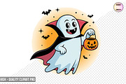 Halloween Ghost Clipart Bundle, a Graphic by crative8112 (Thumbnail 5 of 11)