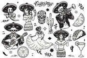 Cinco de Mayo illustrations, a Branding & Logo Template by DGIM studio (Thumbnail 6 of 11)